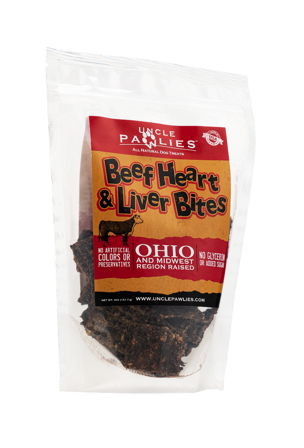 Beef Heart & Liver Bites, 5 oz