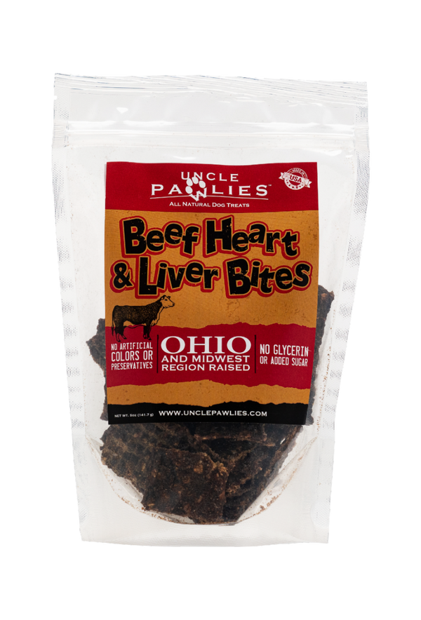 Beef Heart & Liver Bites, 5 oz